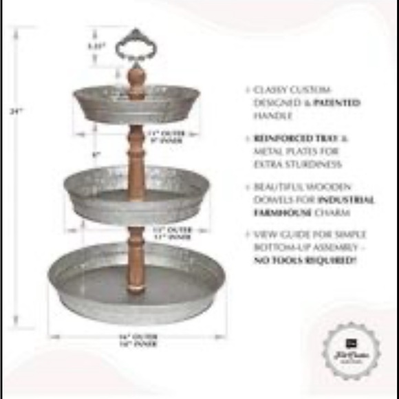 3 tier tray - Picture 6 of 7